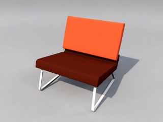 等候室椅子C4D模型