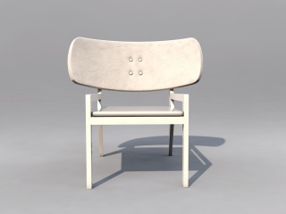 现代简易椅子C4D模型