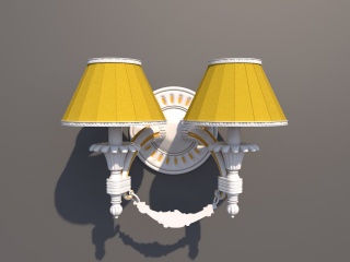 欧式古典壁灯C4D模型