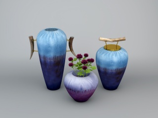 陶瓷花瓶C4D模型