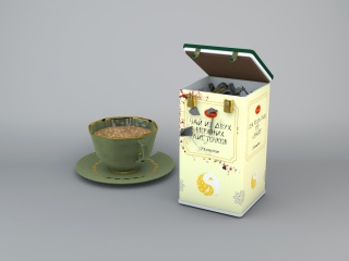茶罐C4D模型
