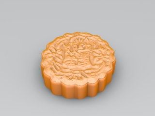 美味月饼C4D模型