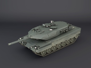 法国AMX CDC中型坦克C4D模型