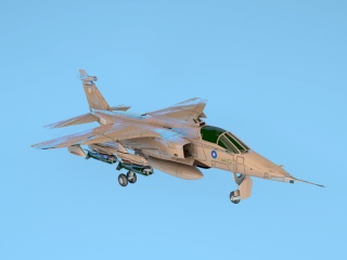 BAJAGUAR战斗机C4D模型