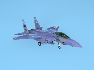 F-15E战斗机C4D模型