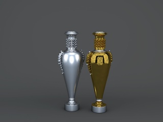 欧式花瓶C4D模型