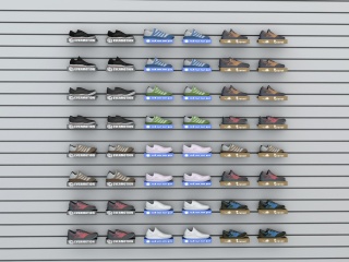 商场鞋架C4D模型