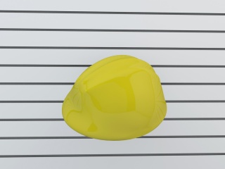 黄色安全帽C4D模型