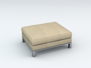 方便沙发凳C4D模型