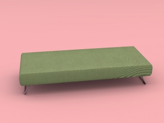 单体沙发凳C4D模型
