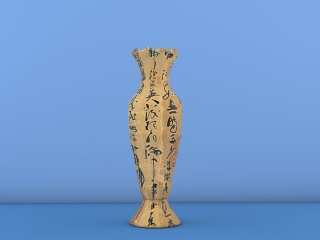 图案花瓶C4D模型