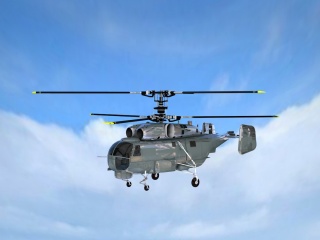 KA27直升机C4D模型