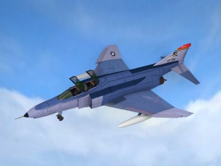 PhantomF4E战斗机C4D模型