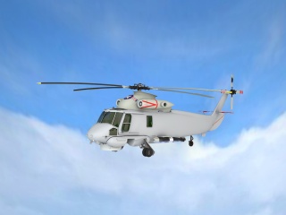 海妖战斗直升机C4D模型