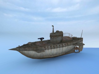 海上船只C4D模型