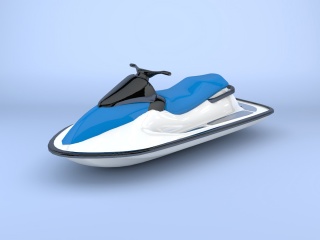 水上摩托艇C4D模型