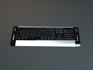 小键盘C4D模型