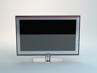 液晶电视机C4D模型
