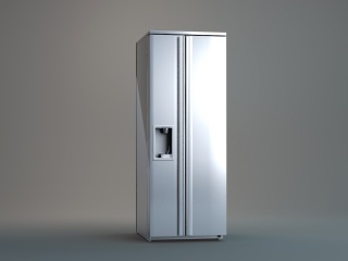 家用电冰箱C4D模型
