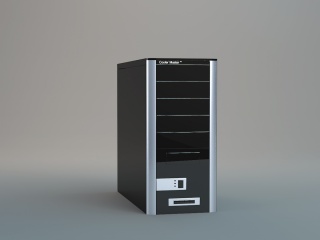 电脑主机箱C4D模型