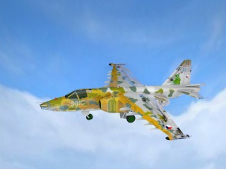 SU25战斗机C4D模型