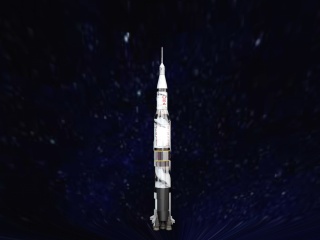 航天火箭C4D模型