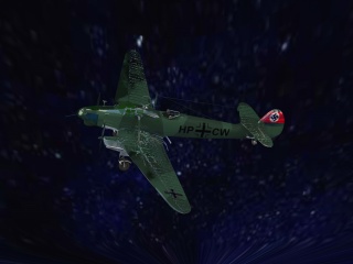 二战轰炸机C4D模型
