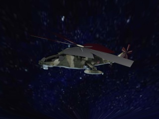 黑鹰直升机C4D模型