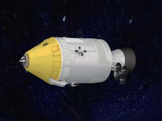 太空空间站C4D模型