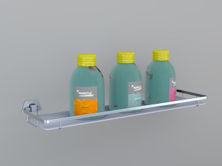 洗手间置物架C4D模型