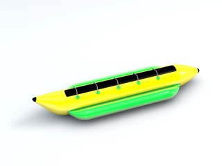 皮筏艇C4D模型