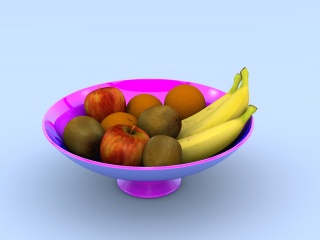 水果蔬菜组合C4D模型