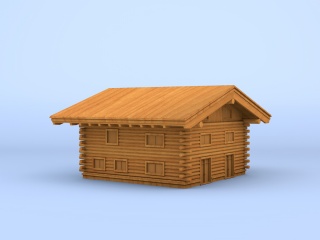住宅楼C4D模型