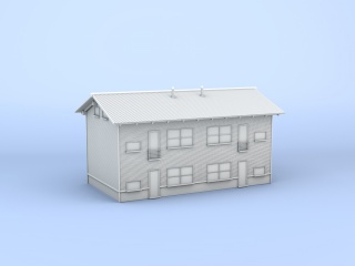 乡村楼C4D模型