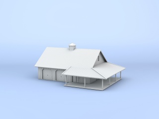 住宅楼C4D模型
