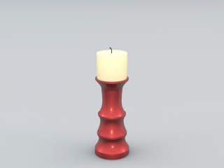 蜡烛台C4D模型