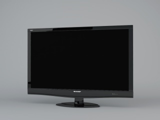 平板电视C4D模型