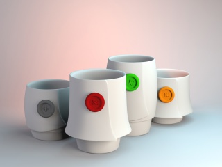 陶瓷杯子C4D模型