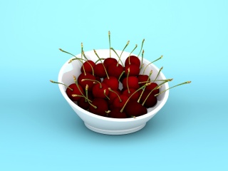 樱桃水果C4D模型