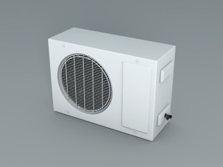 户外空调C4D模型