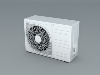 户外空调C4D模型