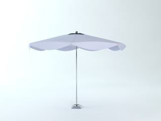 太阳伞C4D模型