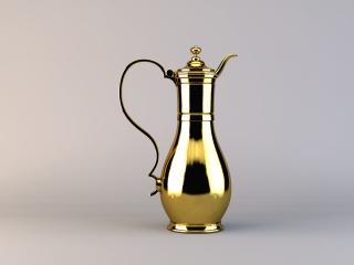 红酒茶壶C4D模型