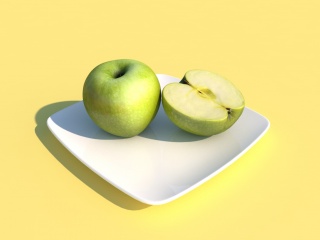 苹果 (4)C4D模型