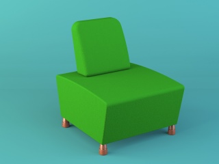 布艺沙发C4D模型