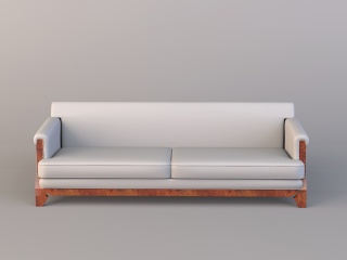 现代多人沙发C4D模型