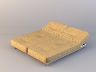 时尚沙发床C4D模型