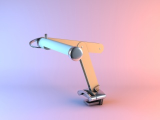 书桌台灯C4D模型