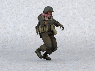 士兵C4D模型