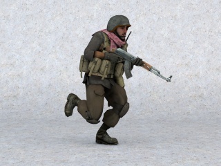 士兵C4D模型